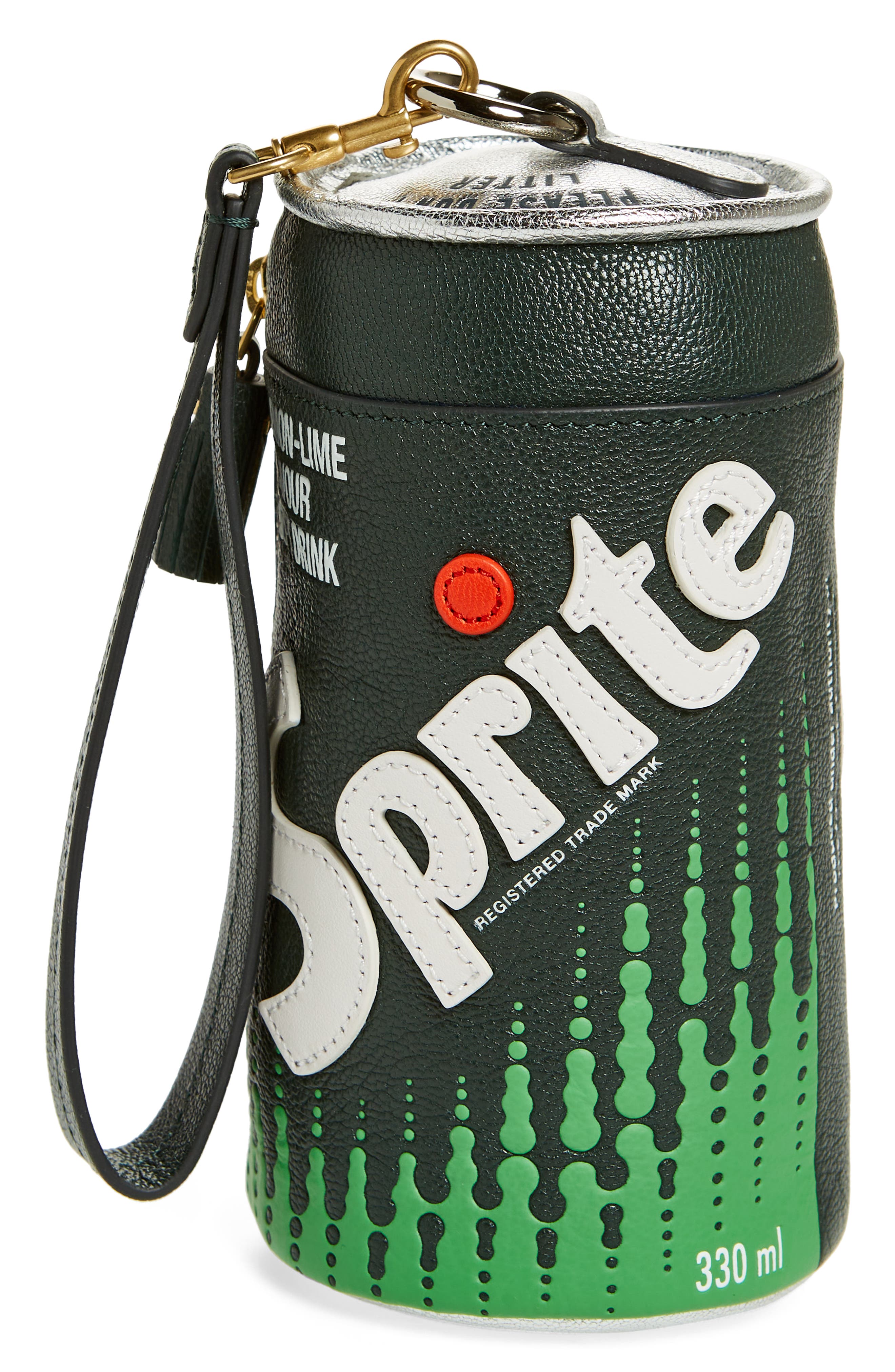 Anya Hindmarch Sprite Leather Pouch, Alternate, color, 