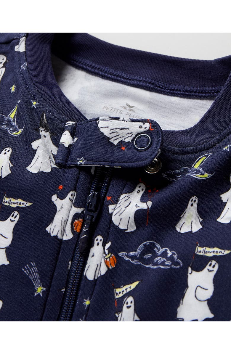 Petite Plume Pima Cotton Footie, Alternate, color, 