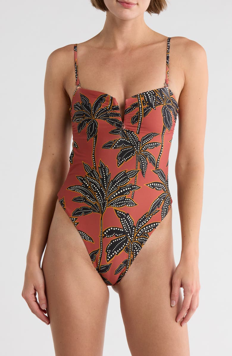 Maaji Soleil One-Piece Swimsuit, Main, color, Pink