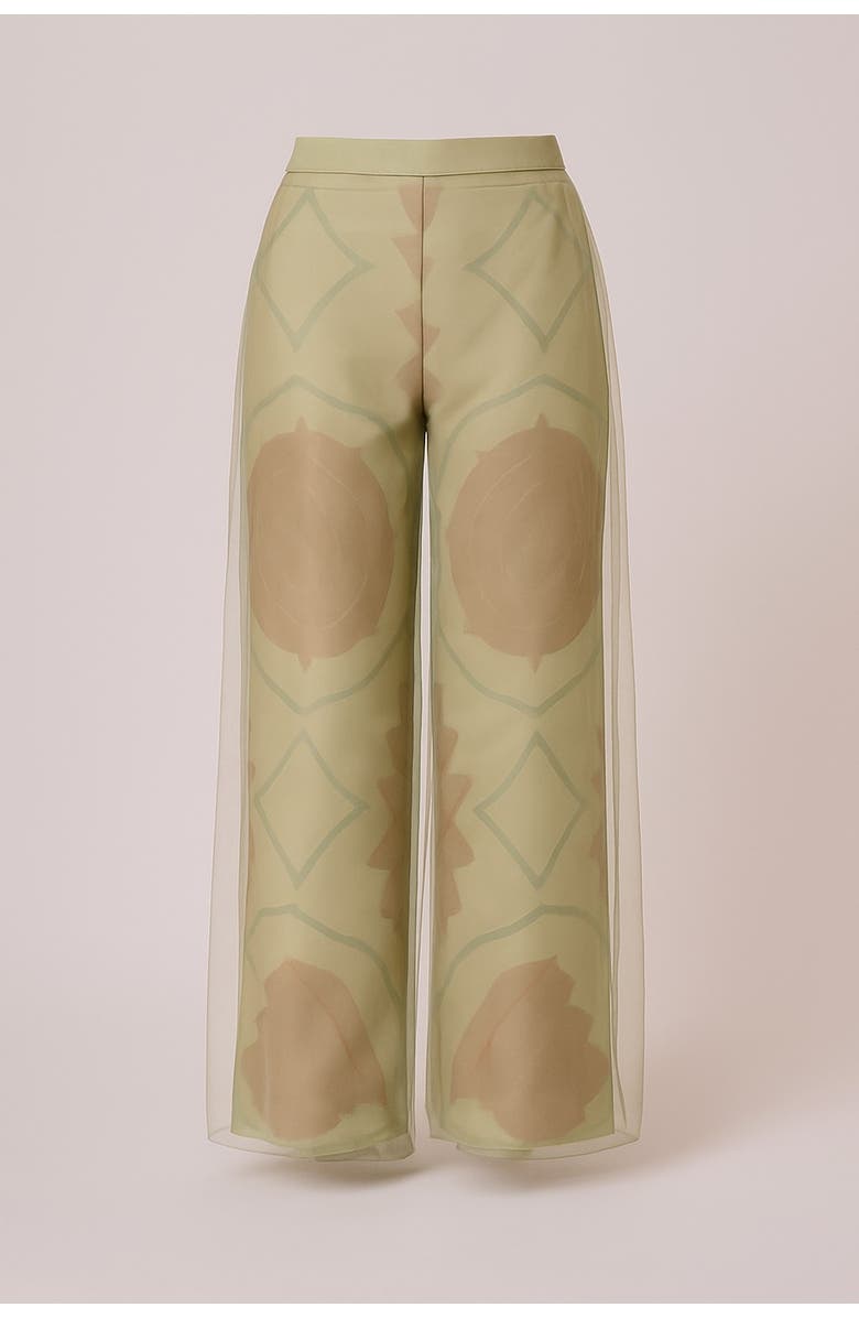 San Malo Tessa Tulle Trousers, Alternate, color, Green