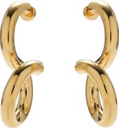 Lady Grey Whirl Drop Earrings