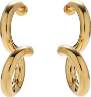 Lady Grey Whirl Drop Earrings