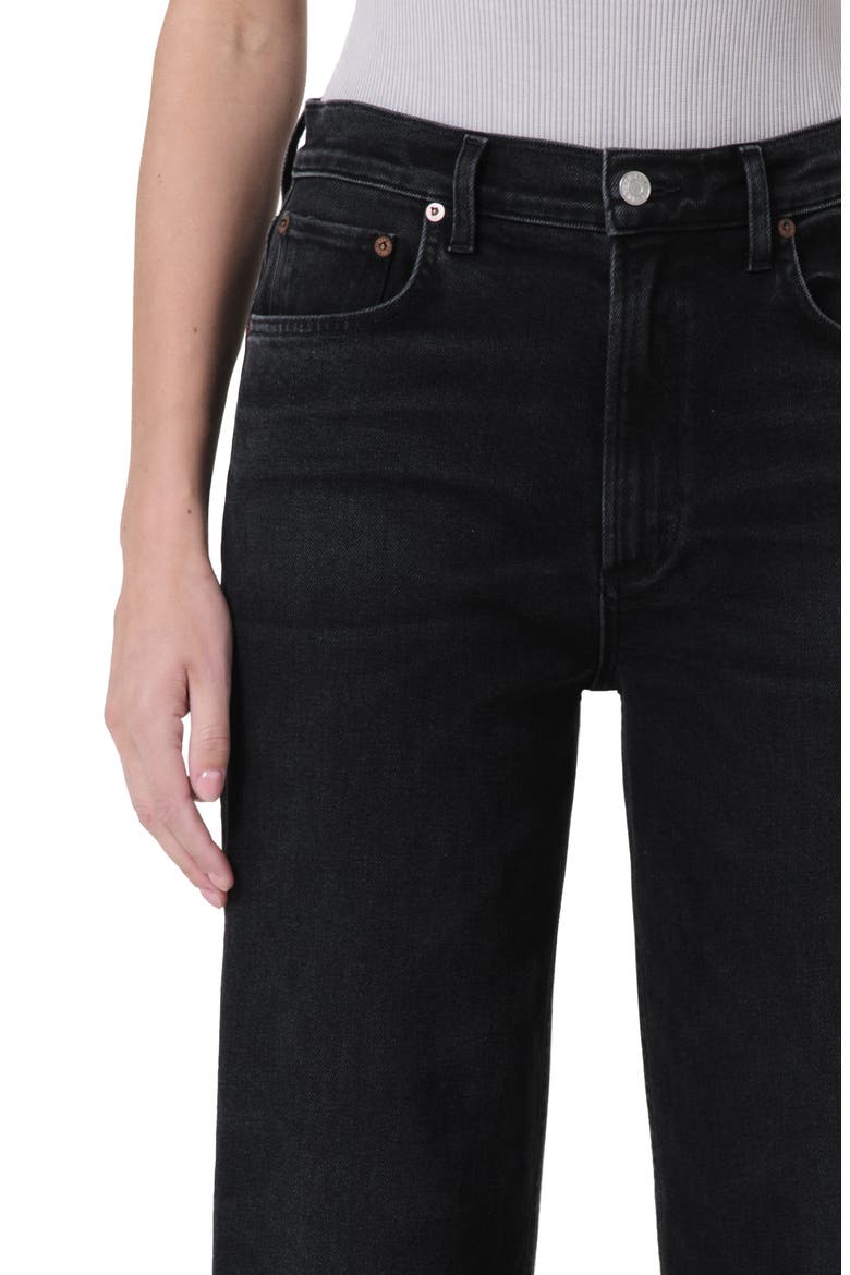 Ren High Waist Wide Leg Jeans, Alternate, color, HUSH