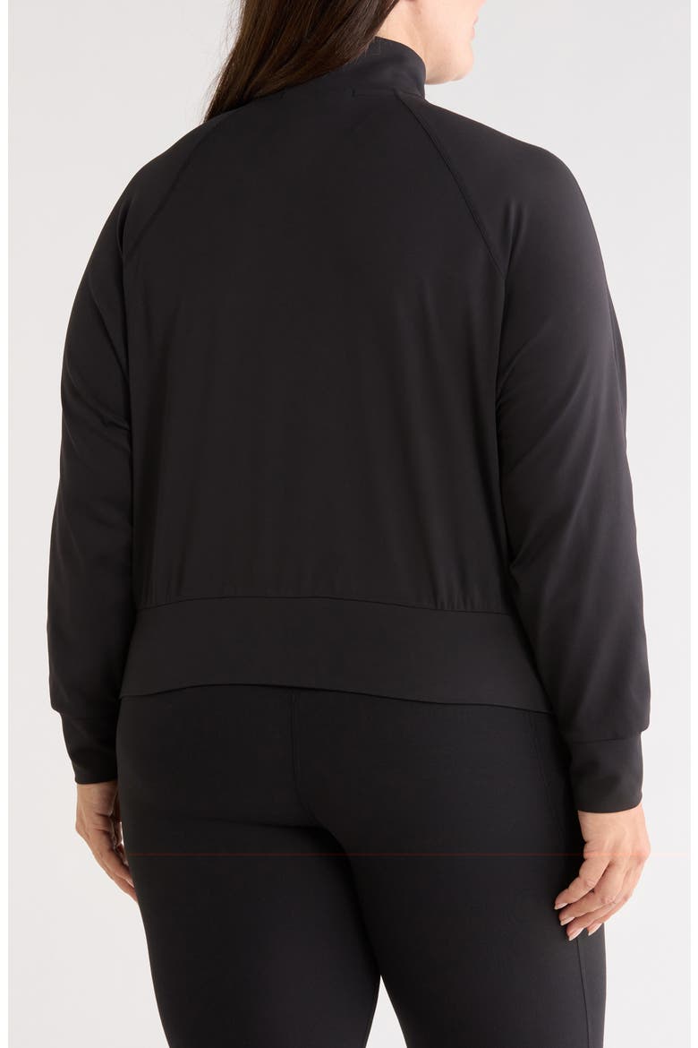 Zen Track Jacket, Alternate, color, BLACK