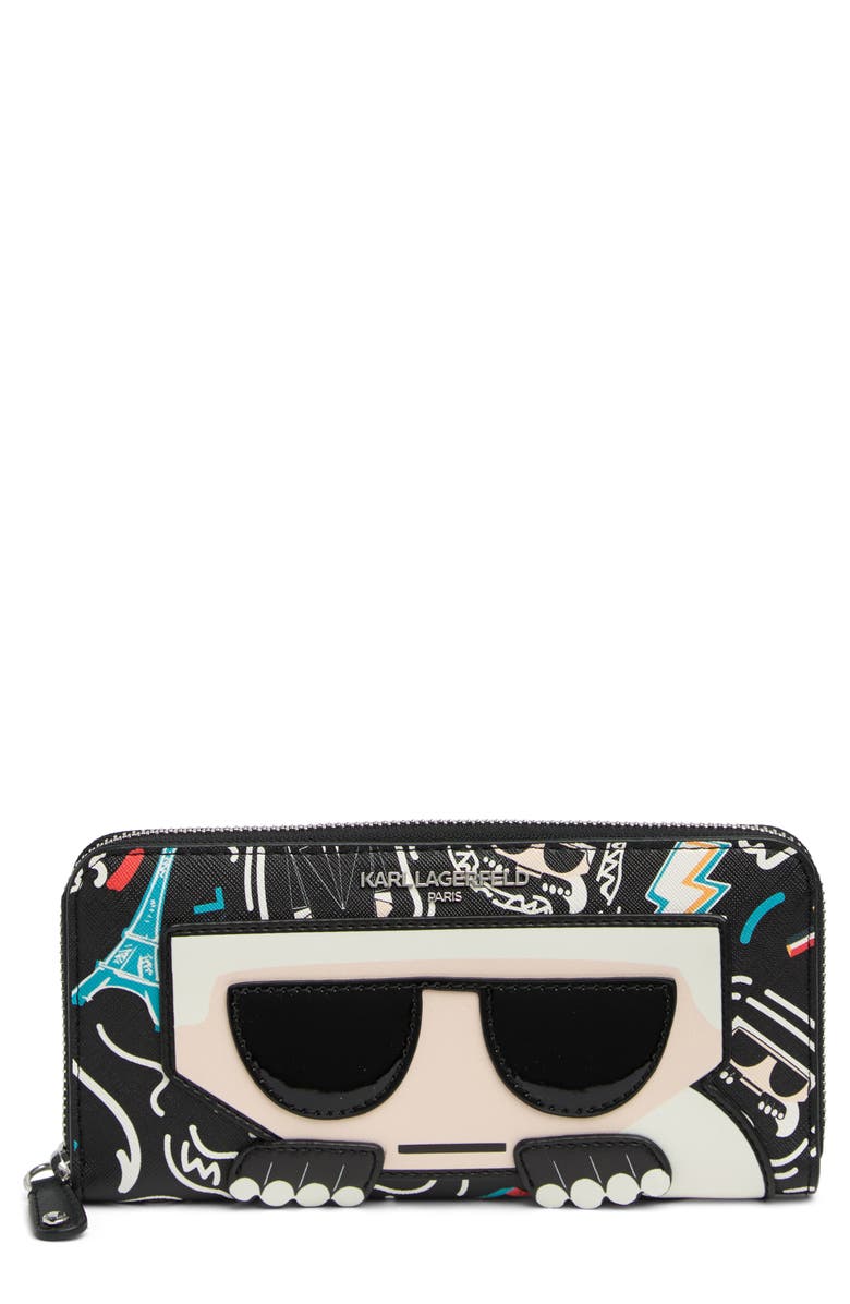 KARL LAGERFELD PARIS Maybelle Continental Wallet, Main, color,