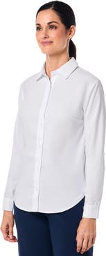 Coolibar Women's Hepburn Shirt with Roll-Up Sleeves, UPF 50+ Sun Protection