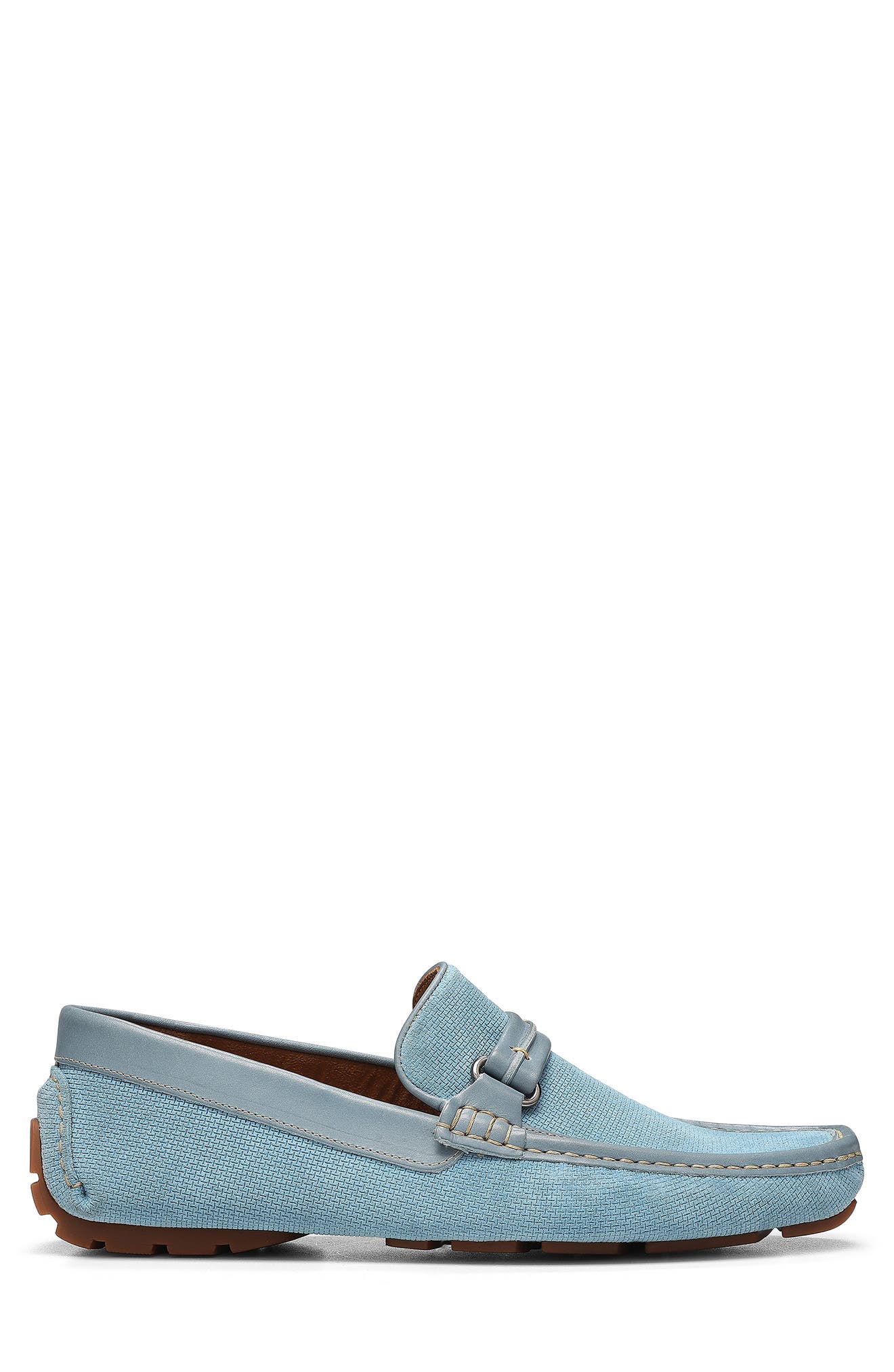 Leather Trim Loafer, Alternate, color, BLUE-BLUE