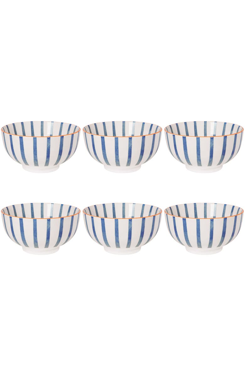 Danica Brands Set of 6 Bowl Stamped Citrus Burst, Main, color, 6"
