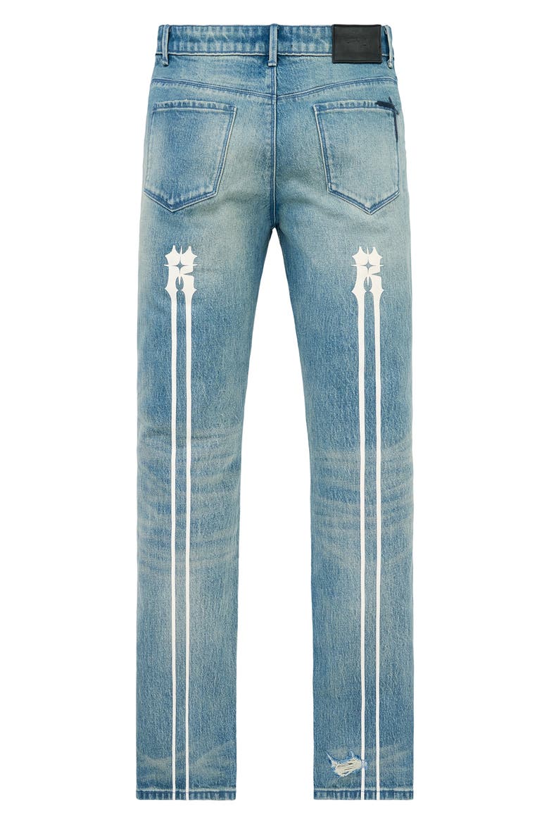 Bryant Ripped Skinny Jeans, Alternate, color, GOLDEN INDIGO RTA