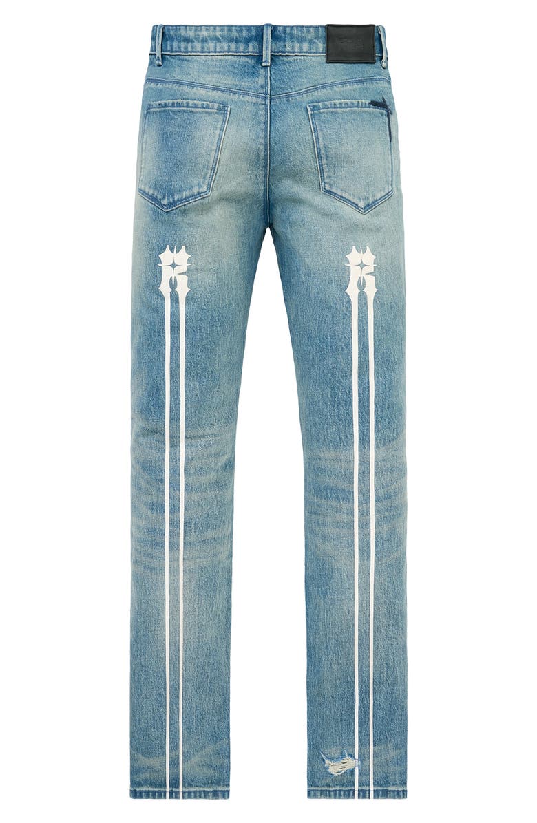 RtA Bryant Ripped Skinny Jeans, Alternate, color, 