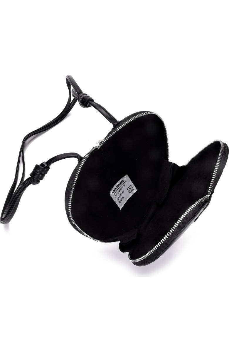 Adornia Heart Crossbody Bag, Alternate, color, Black