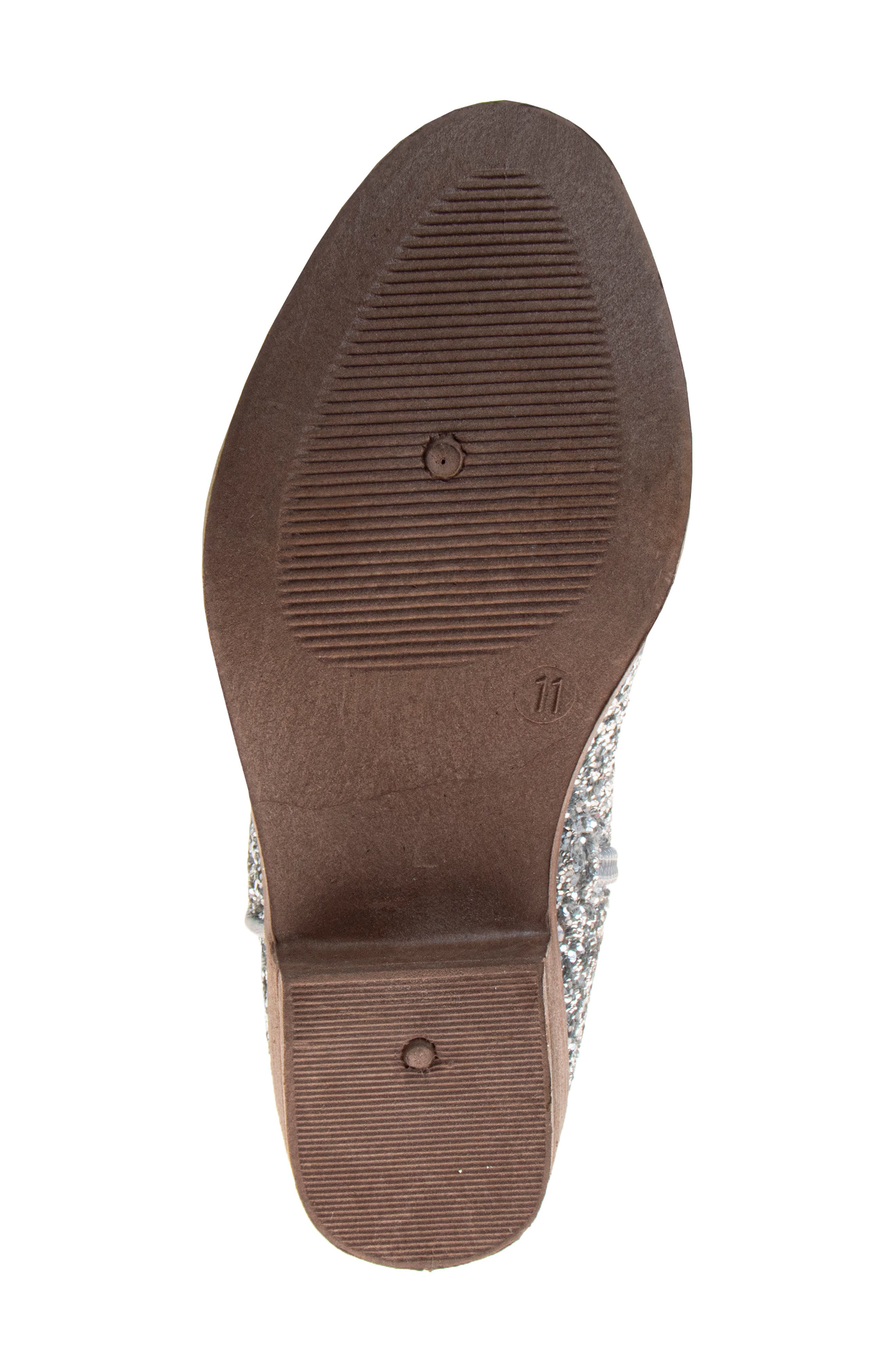 Glittery Western Boots, Alternate, color, SILVER GLITTER