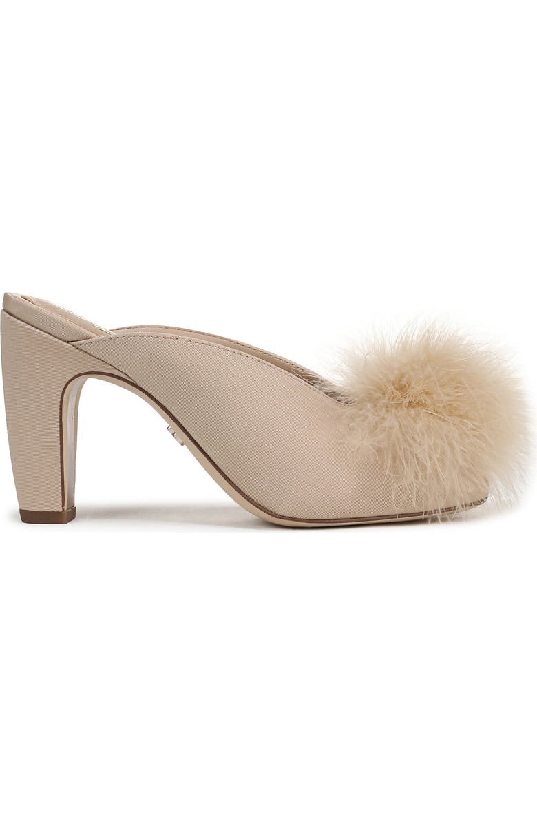 Sam Edelman Witney Feather Embellished Pump, Alternate, color, Honey Sand