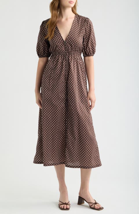 Faust Polka Dot Cotton Dress