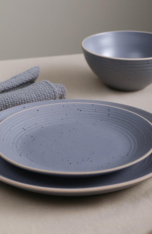 Stone Lain Lauren Stoneware 16-piece Dinnerware Set In Gray