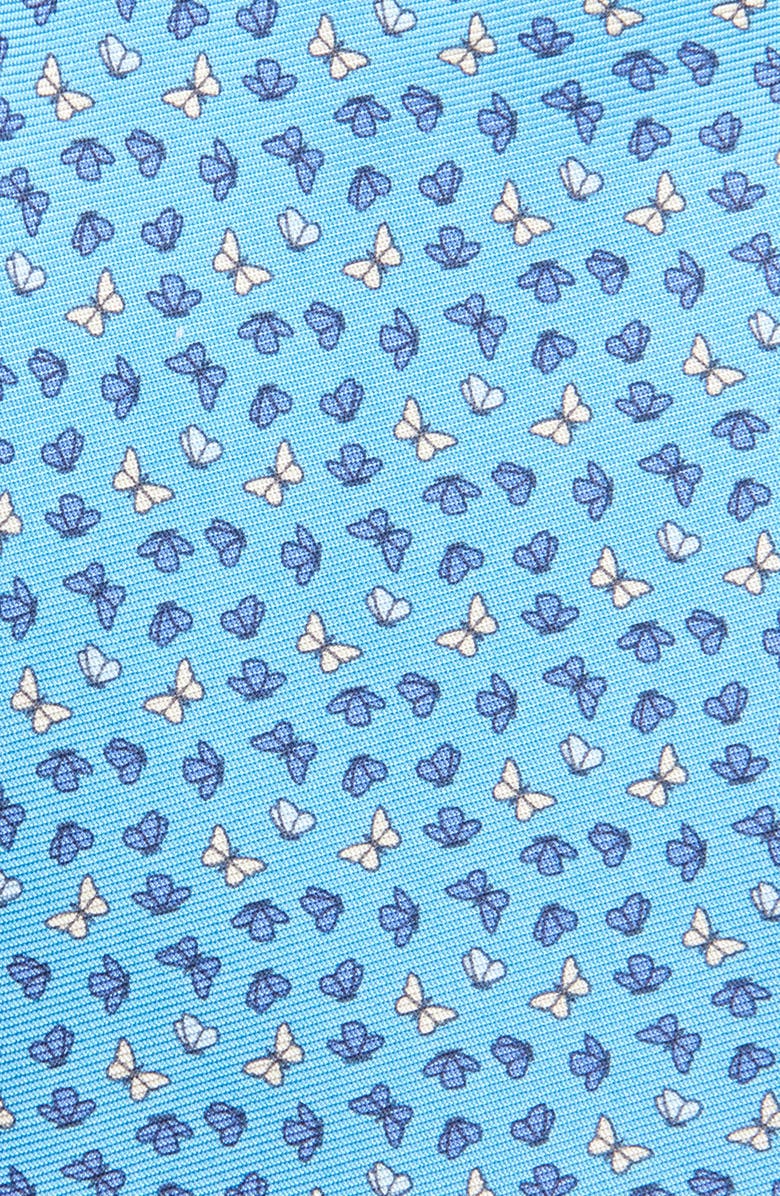 ZEGNA TIES Butterfly Silk Tie, Alternate, color, Blue