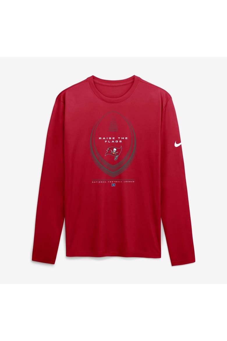 Men's Nike Red Tampa Bay Buccaneers Legend Icon Dri-FIT Long Sleeve T-Shirt, Alternate, color, Red