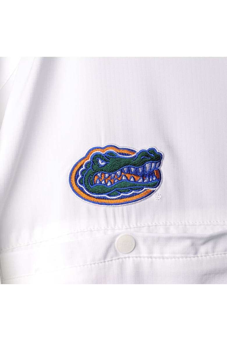 Men's Columbia PFG White Florida Gators Tamiami Omni-Shade Button-Down Shirt, Alternate, color, White