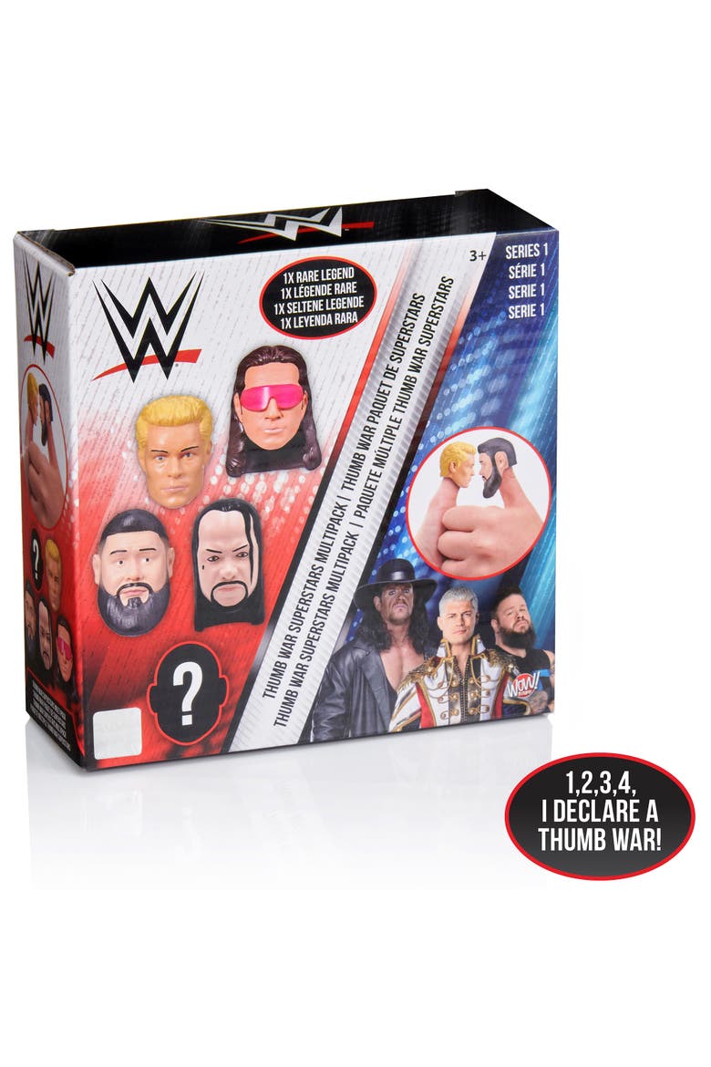 Thumb Wars 5 Pack, 1.5 Inch Finger Wrestling Figures, Alternate, color, Multicolored