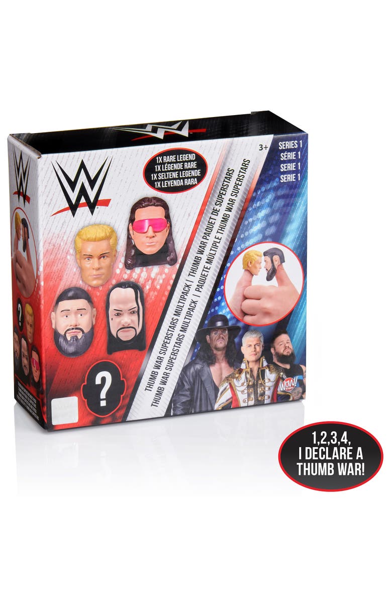 WWE Thumb Wars 5 Pack, 1.5 Inch Finger Wrestling Figures, Alternate, color, Multicolored