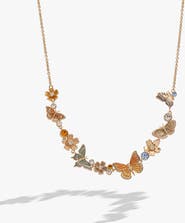 Alex and Ani New York Botanical Garden® Butterfly Inline Necklace