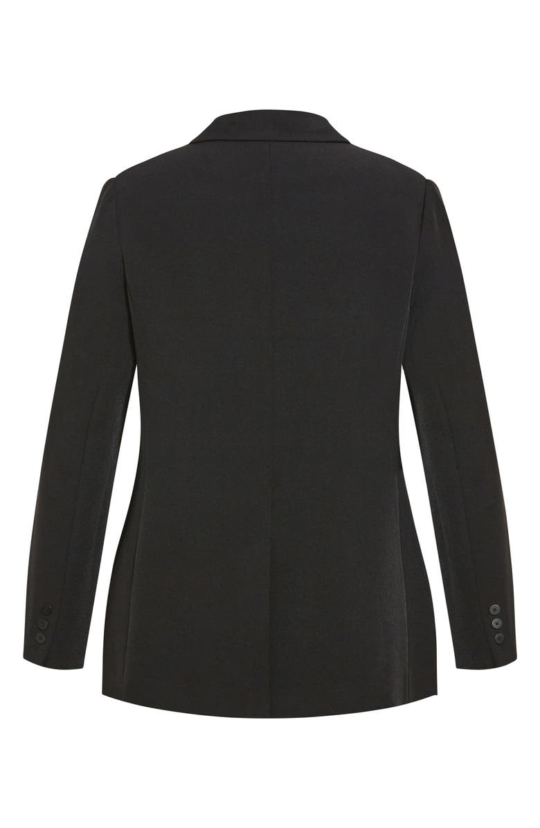 City Chic Alexis Oversize Double Breasted Blazer, Alternate, color, 