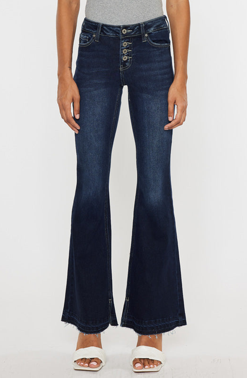 Lurice Mid Rise Flare Jeans