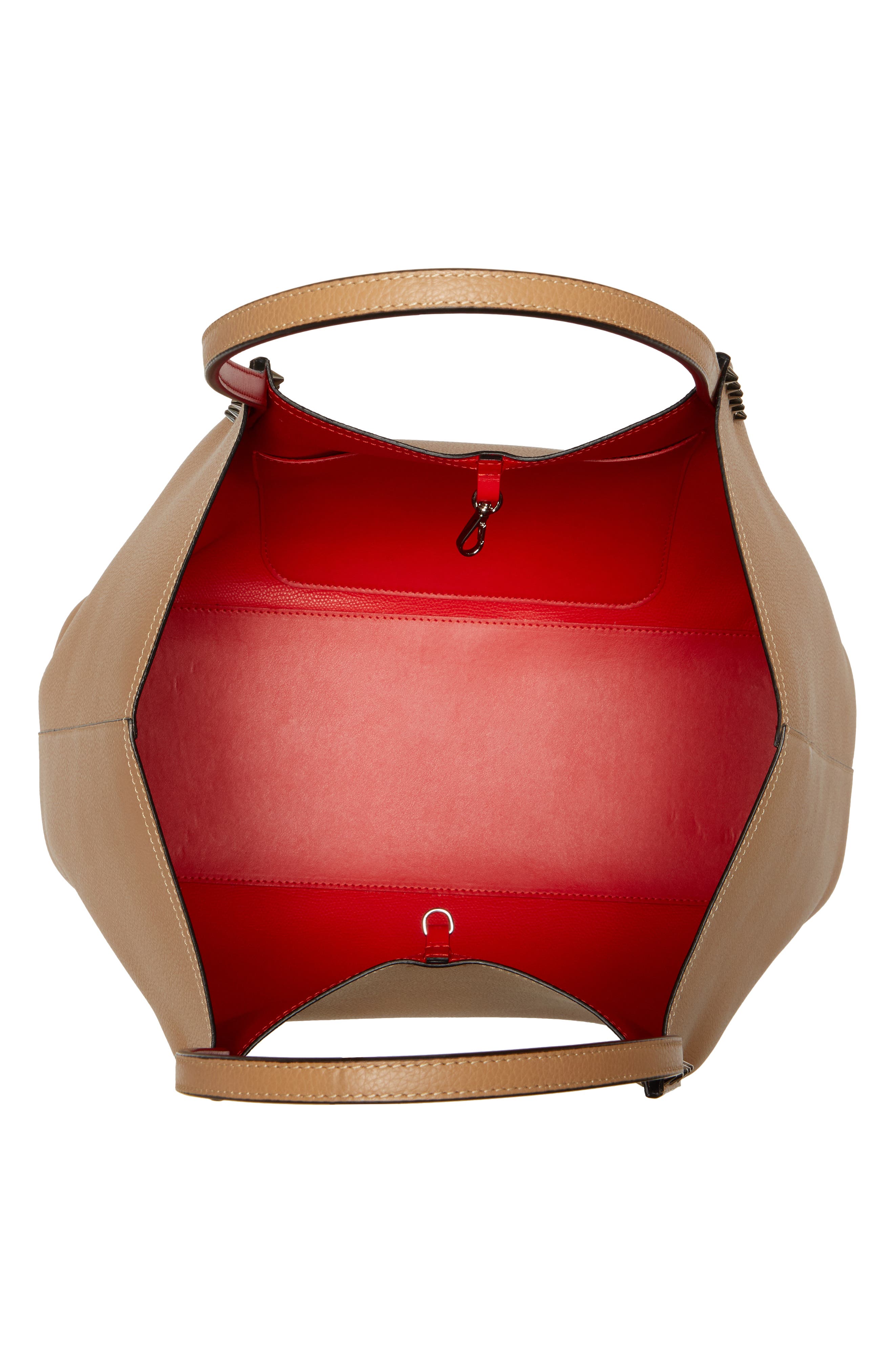 Large Cabarock Calfskin Leather Tote, Alternate, color, FENNEC
