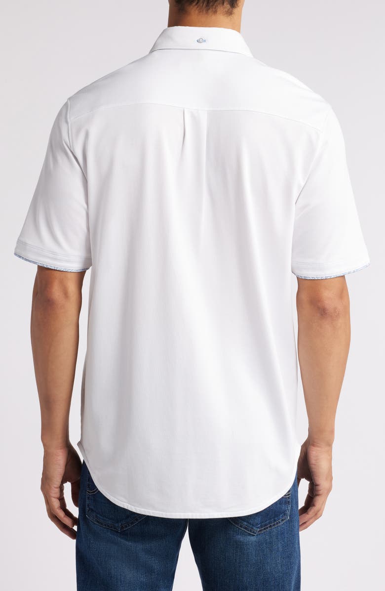 Tommy Bahama San Lucio Shores Soirée Solid Button-Up Shirt, Alternate, color, White