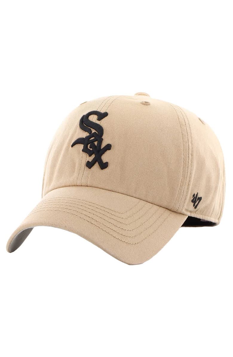 '47 Men's '47 Khaki Chicago White Sox Dusted Franchise Fitted Hat, Main, color, Khaki