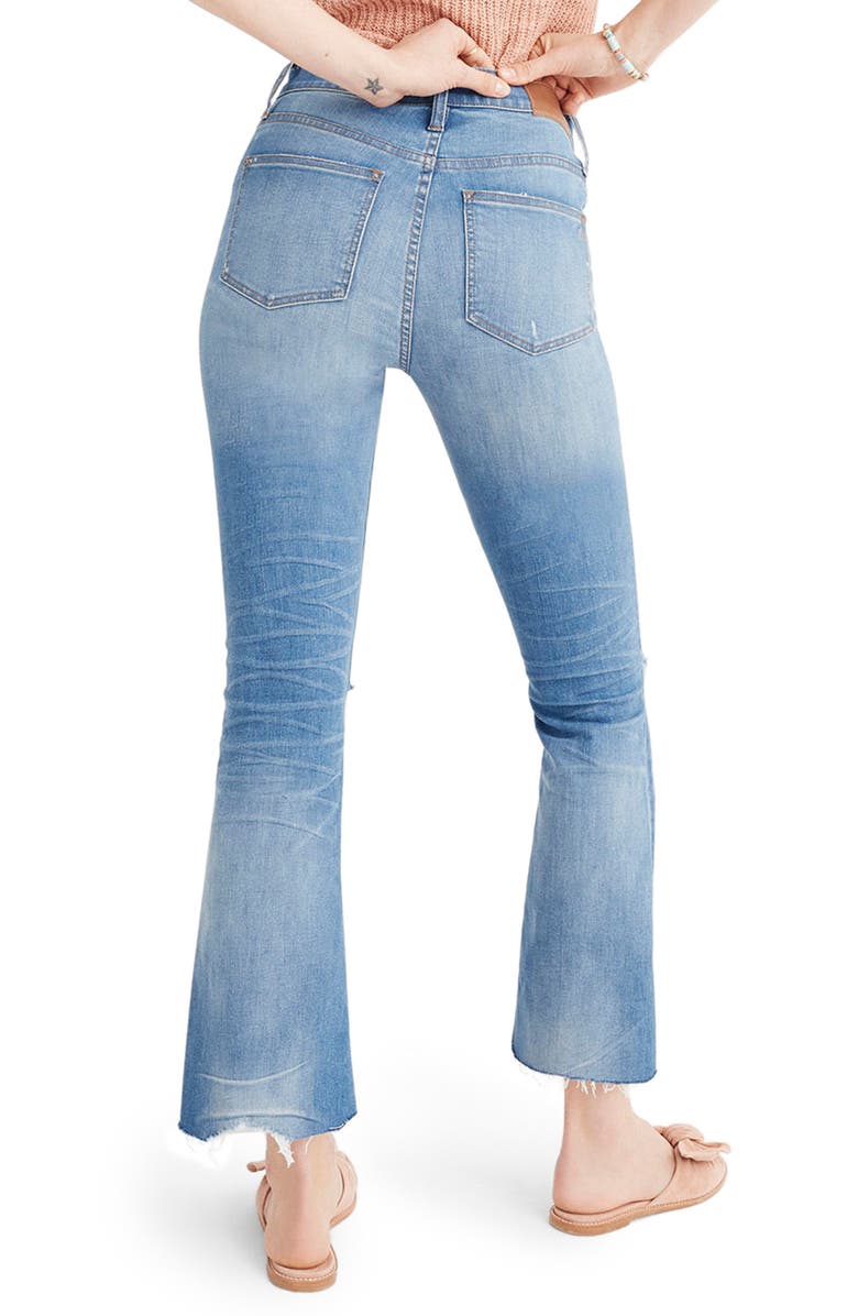 Madewell Cali Demi Boot Jeans, Alternate, color, 