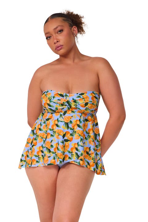 Molly Bandeau Tankini Swimsuit Top
