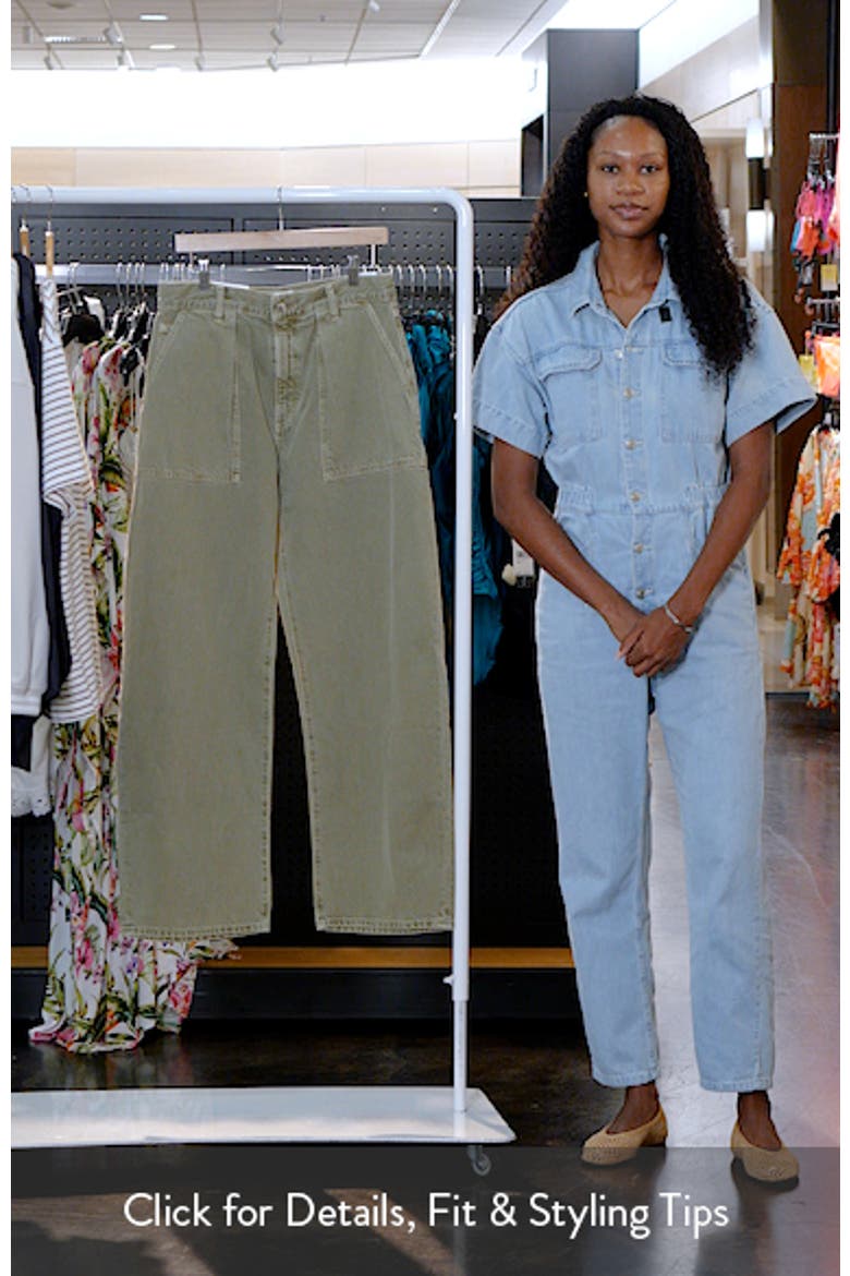 Sefton Pleated High Waist Barrel Jeans video