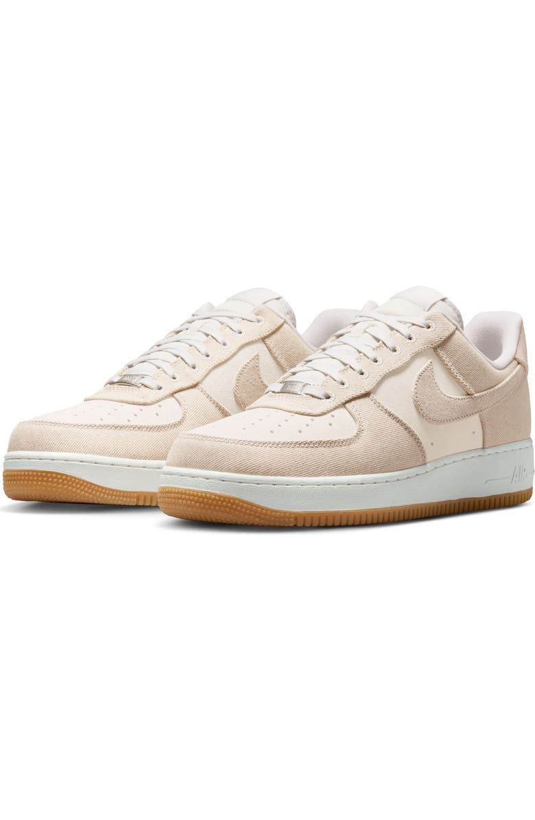 Nike Air Force 1 '07 LV8 Denim Basketball Sneaker, Main, color, Vast Grey/ Summit White