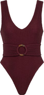 MONTCE Kim Belted One-Piece Swimsuit