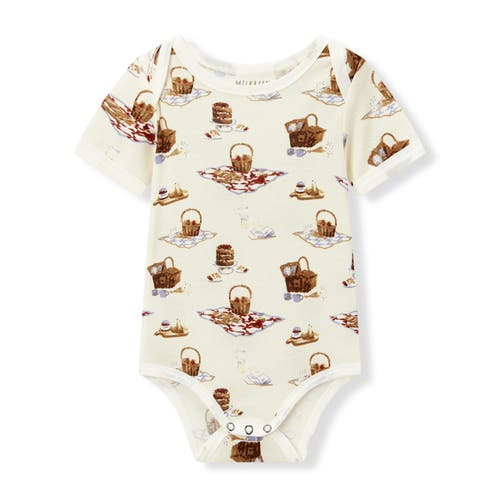 Milkbarn Organic Cotton One Piece In White