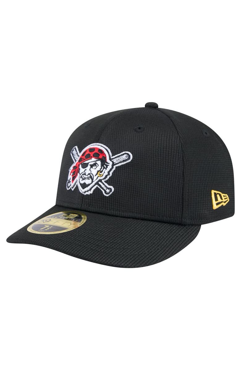 New Era Men's New Era  Black Pittsburgh Pirates 2025 Spring Training Low Profile 59FIFTY Fitted Hat, Alternate, color, 