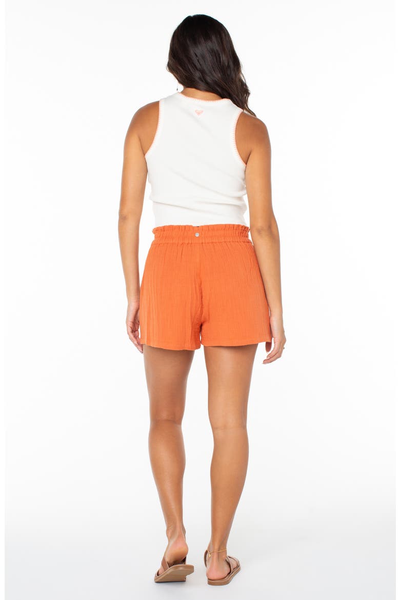 So Swell Crinkle Shorts, Alternate, color, GINGER SPICE
