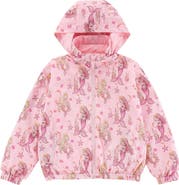 CALONIE Kids' Max Rain Water Repellent Reversible Windbreaker
