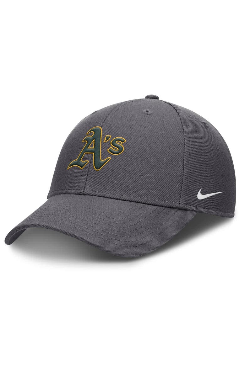 Men's Nike Gray Athletics Club Performance Adjustable Hat, Main, color, Gray