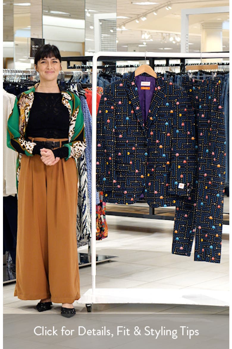 x Pac-Man™ Slim Fit Two-Piece Suit & Tie Set video