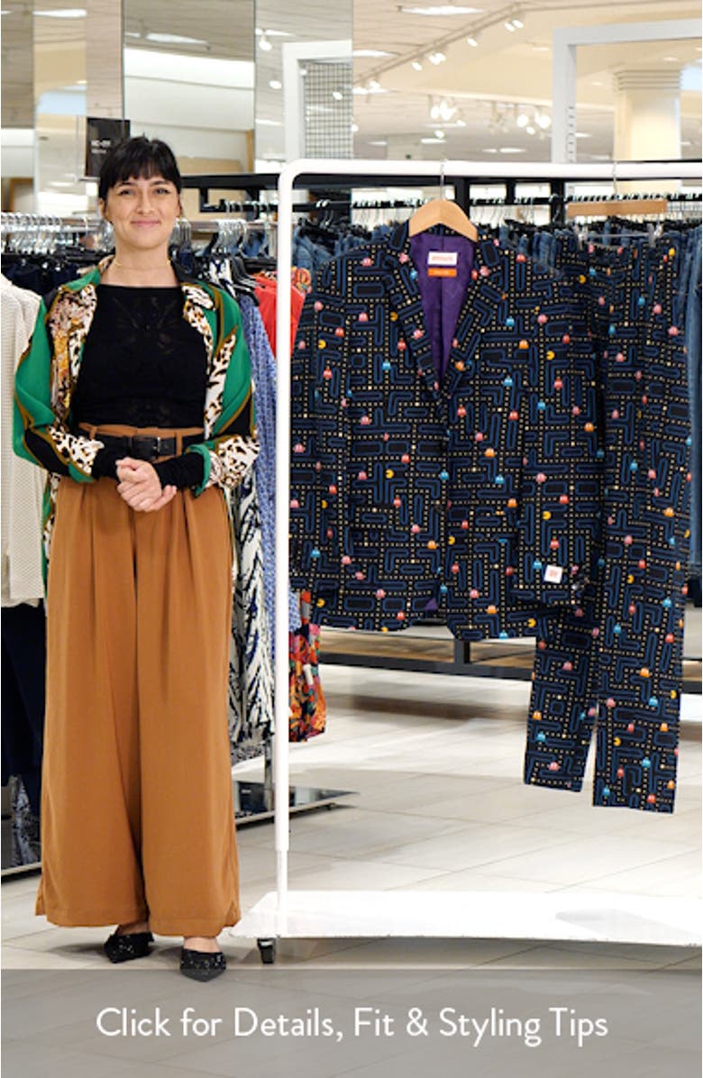 x Pac-Man<sup>™</sup> Slim Fit Two-Piece Suit & Tie Set, sales video thumbnail