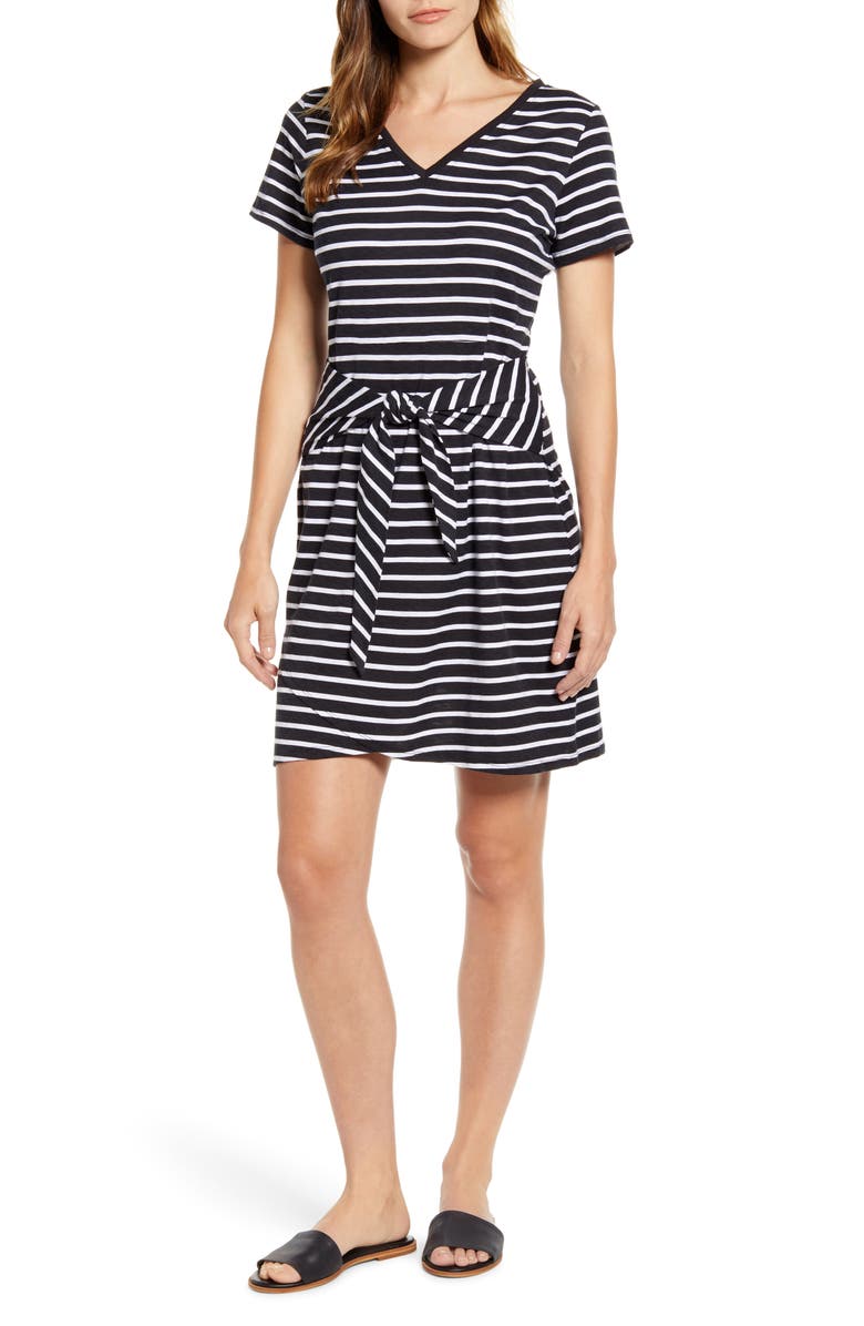Tommy Bahama Sonoran Stripe Tie Waist Dress, Main, color,
