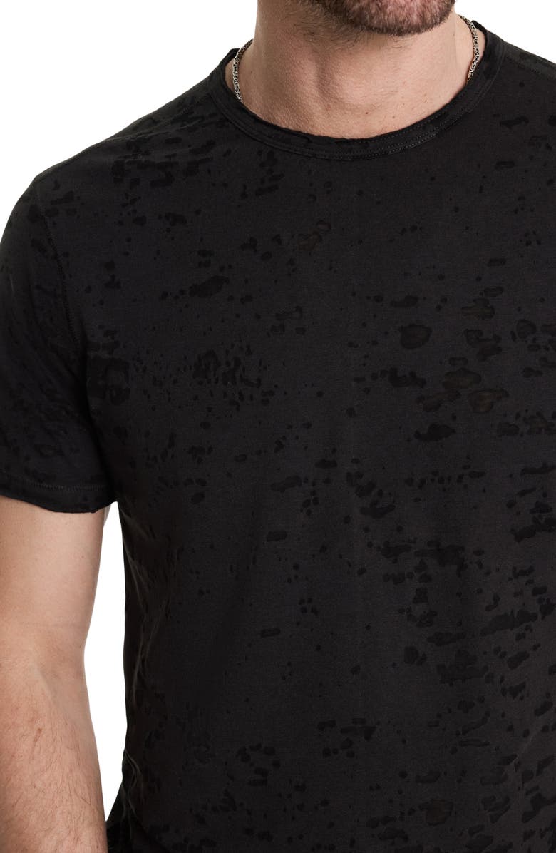 John Varvatos Eden Burnout Organic Cotton Blend T-Shirt, Alternate, color, 