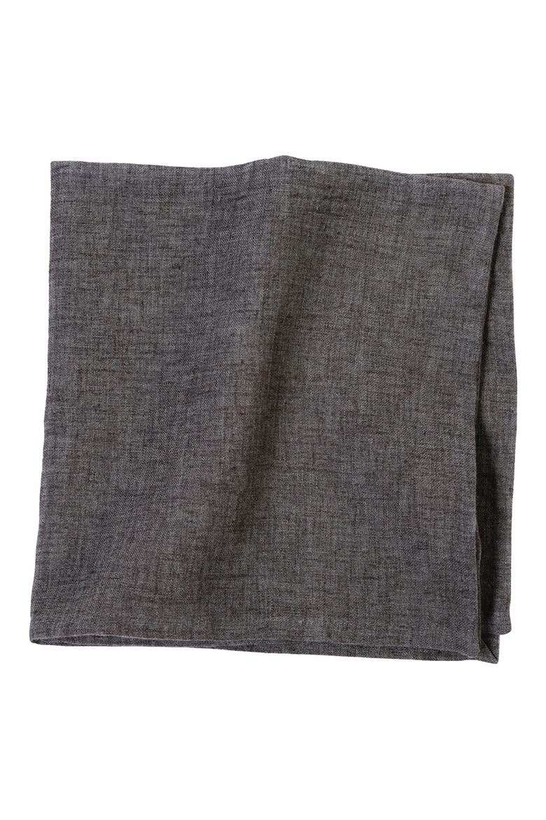 Glenn Set of 4 Napkins, Main, color, CHARCOAL