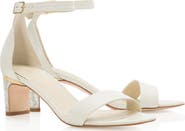 Freya Rose Chloe Ankle Strap Pearl Heel Sandal