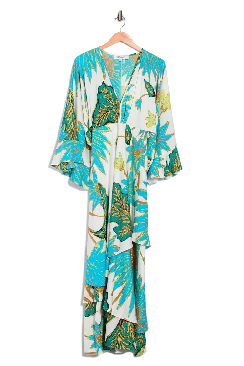 Christine Silk Blend Dress, Alternate, color, MARLENE BATIK GIANT IVORY