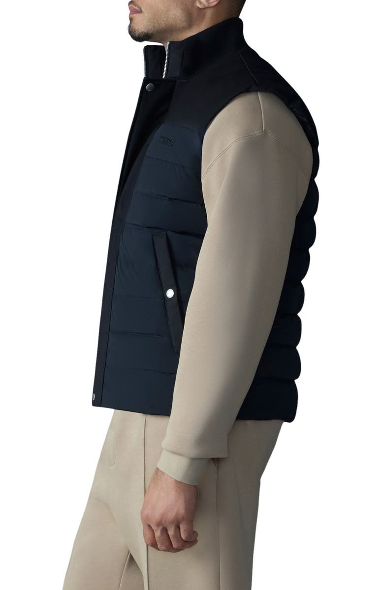 Mackage Brody Quilted Vest, Alternate, color, Black
