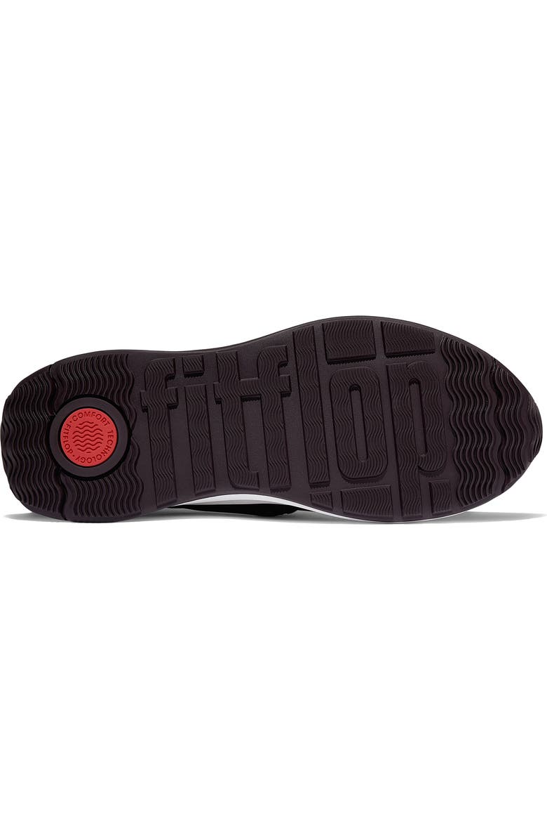FitFlop F-Mode Flow Crystal Strap Quilted Mary Jane Sneaker, Alternate, color, Plumberry