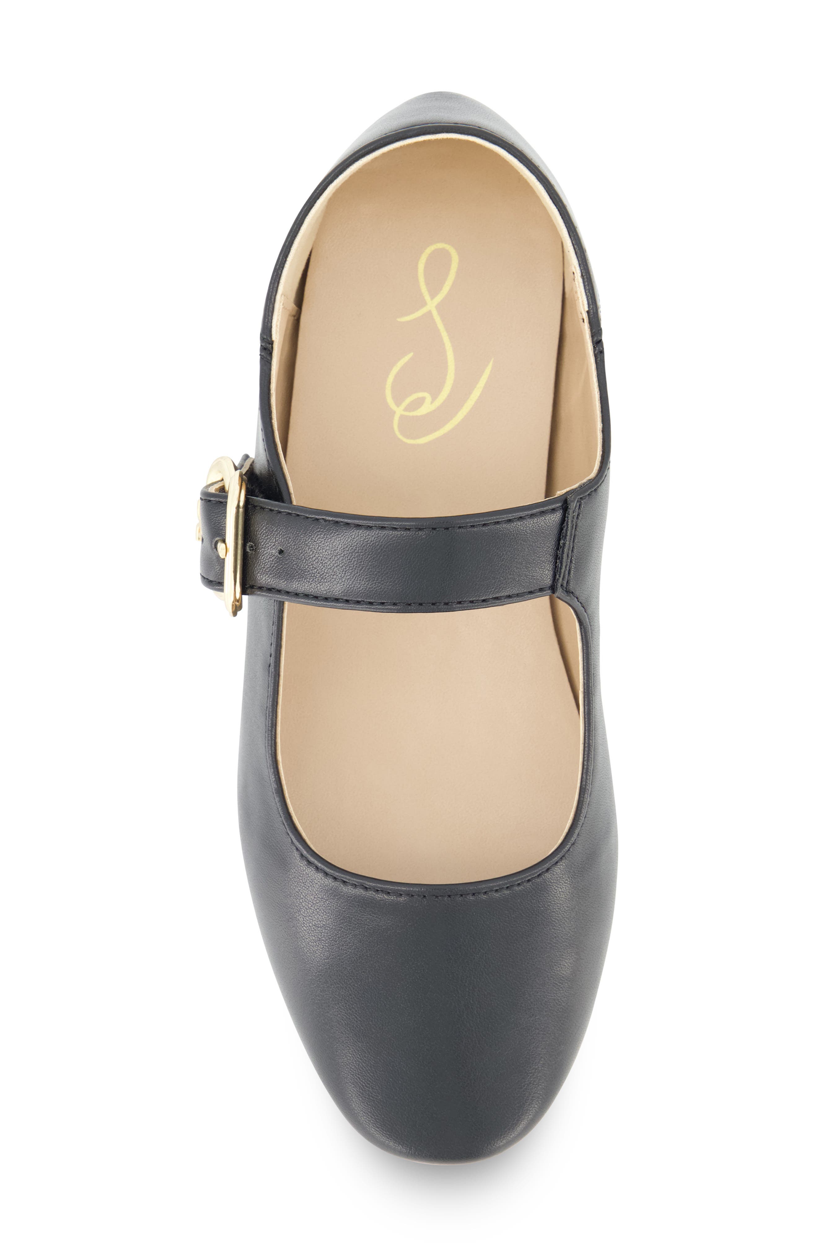 Kids' Maeve Michela Mary Jane Flat, Alternate, color, BLACK
